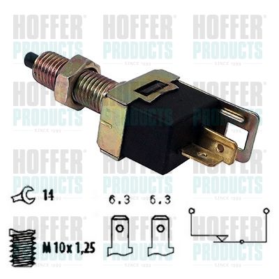 Stop Light Switch HOFFER 3500004