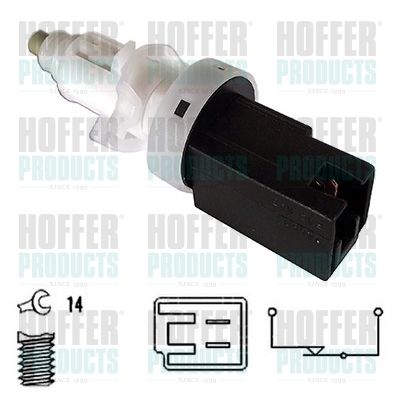 Stop Light Switch HOFFER 3500020