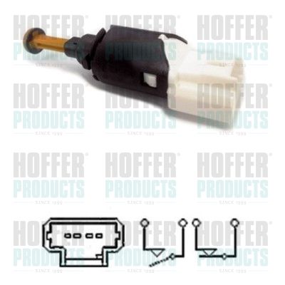 Stop Light Switch HOFFER 3500061