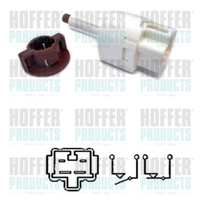 Stop Light Switch HOFFER 3500071