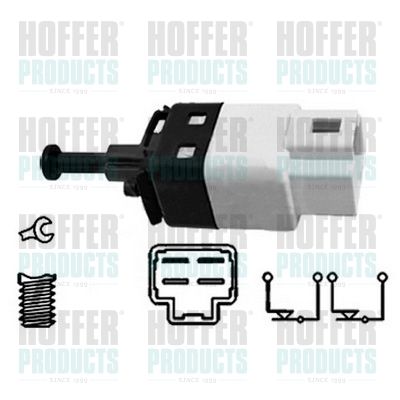 HOFFER 3500108 Stop Light Switch