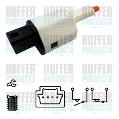 HOFFER 3500116 Stop Light Switch
