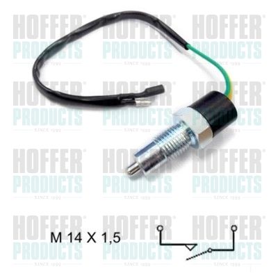 Switch, reverse light HOFFER 3600019