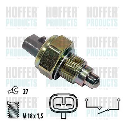 HOFFER 3600021 Switch, reverse light