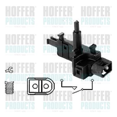 Switch, reverse light HOFFER 3600029