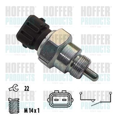 HOFFER 3600039 Switch, reverse light