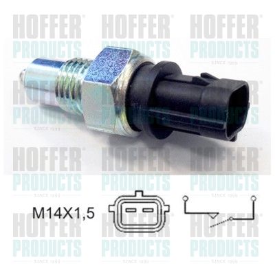 HOFFER 3600040 Switch, reverse light