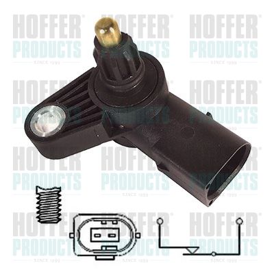 HOFFER 3600052 Switch, reverse light