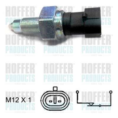 Switch, reverse light HOFFER 3600056
