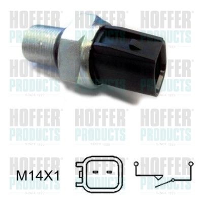 Switch, reverse light HOFFER 3600060