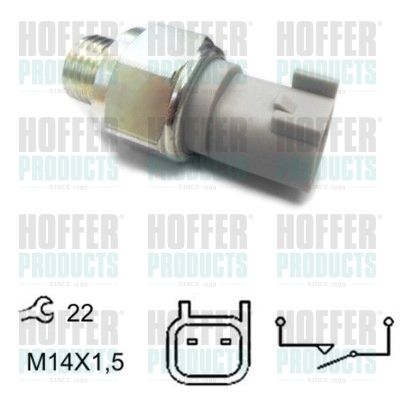 Switch, reverse light HOFFER 3600063