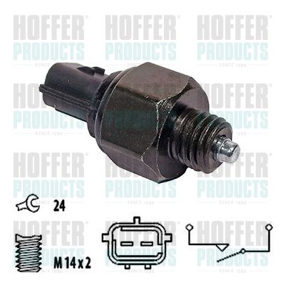 HOFFER 3600073 Switch, reverse light