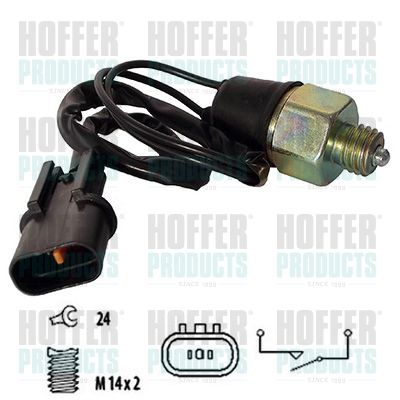 HOFFER 3600077 Switch, reverse light