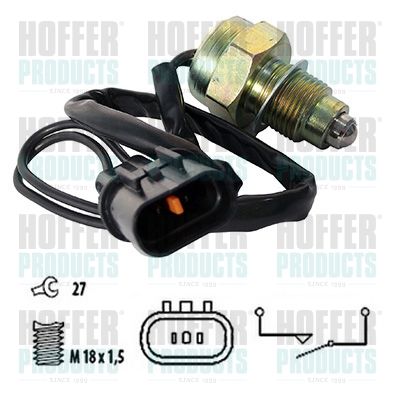 HOFFER 3600079 Switch, reverse light