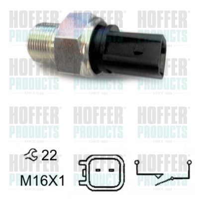 HOFFER 3600081 Switch, reverse light