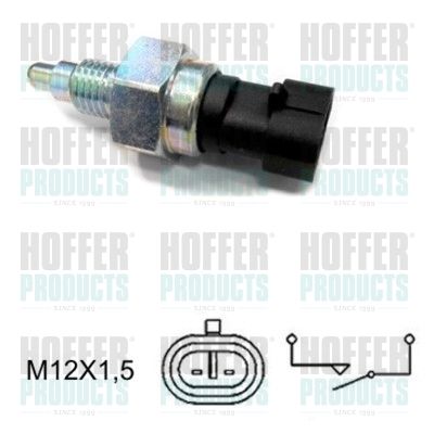 Switch, reverse light HOFFER 3600082