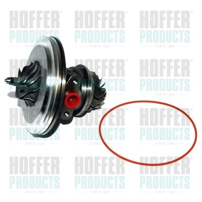 Core assembly, turbocharger HOFFER 6500280