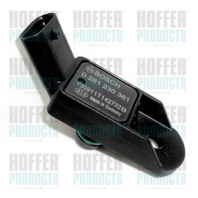 HOFFER 7472537 Sensor, intake manifold pressure
