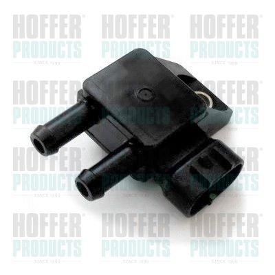 Sensor, exhaust pressure HOFFER 74727004