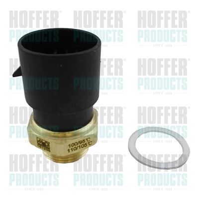 Temperature Switch, radiator fan HOFFER 7472700