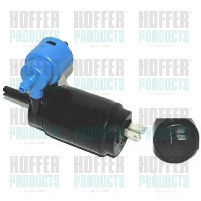 Washer Fluid Pump, window cleaning HOFFER 7500107