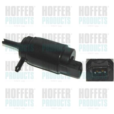 Washer Fluid Pump, window cleaning HOFFER 7500111