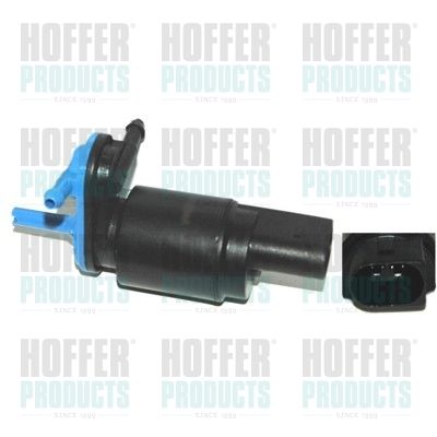 HOFFER 7500117 Washer Fluid Pump, window cleaning