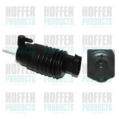 HOFFER 7500130 Washer Fluid Pump, window cleaning