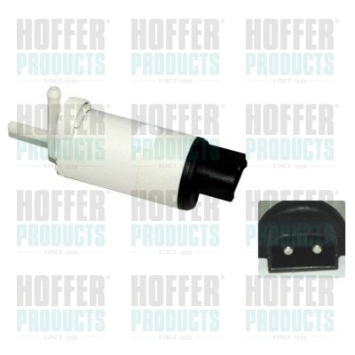 HOFFER 7500132 Washer Fluid Pump, window cleaning