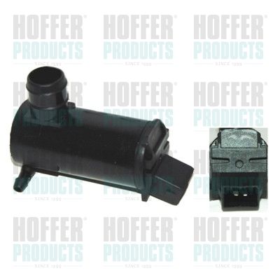 Washer Fluid Pump, window cleaning HOFFER 7500135