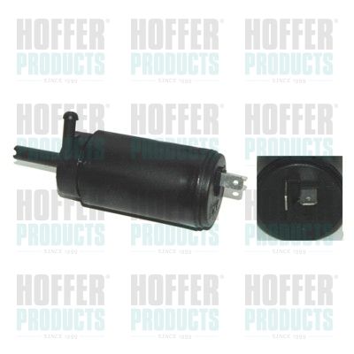 Washer Fluid Pump, window cleaning HOFFER 7500151