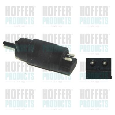Washer Fluid Pump, window cleaning HOFFER 7500165