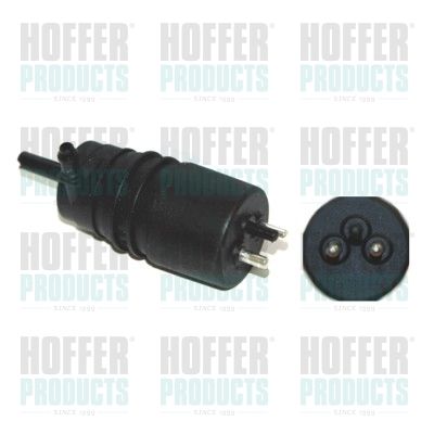 Washer Fluid Pump, window cleaning HOFFER 7500167