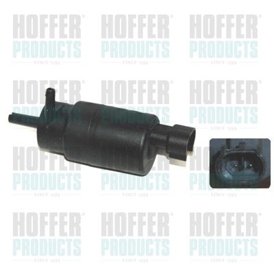 Washer Fluid Pump, window cleaning HOFFER 7500177
