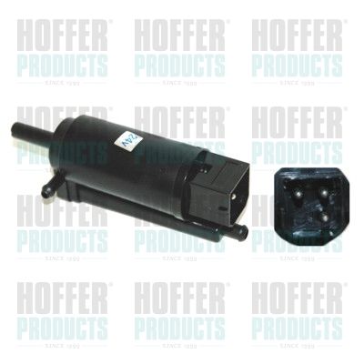 Washer Fluid Pump, window cleaning HOFFER 7500185