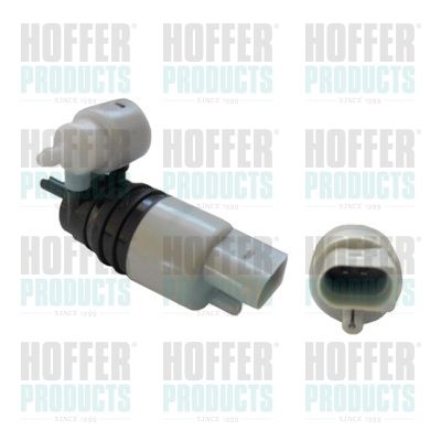 HOFFER 7500196 Washer Fluid Pump, window cleaning