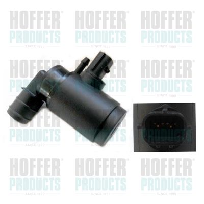 Washer Fluid Pump, window cleaning HOFFER 7500200