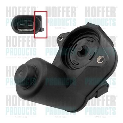 HOFFER 7515502 Control Element, parking brake caliper