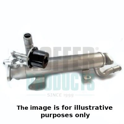 Cooler, exhaust gas recirculation HOFFER 7518326R