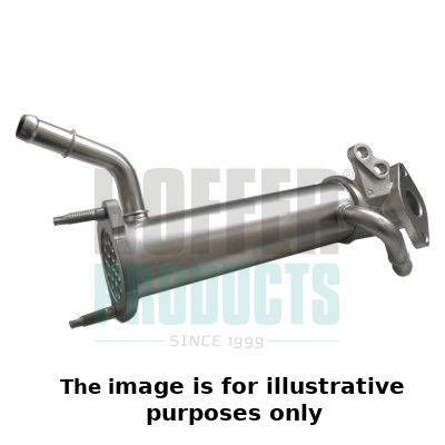 Cooler, exhaust gas recirculation HOFFER 7518390E