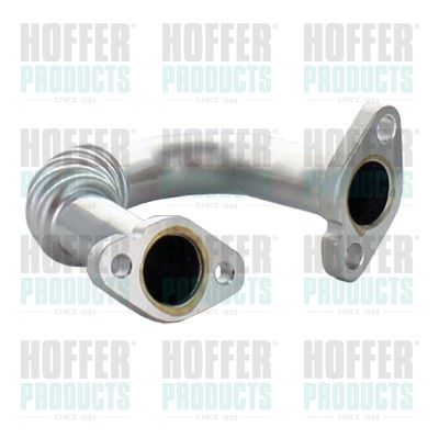 Cooler, exhaust gas recirculation HOFFER 7518740