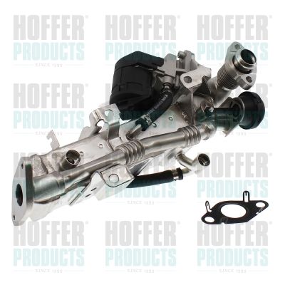 Cooler, exhaust gas recirculation HOFFER 7518779