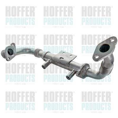 Cooler, exhaust gas recirculation HOFFER 7518807