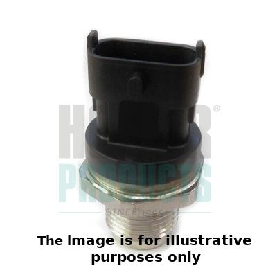 Sensor, fuel pressure HOFFER 8029376E