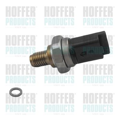 Sensor, fuel pressure HOFFER 8029378