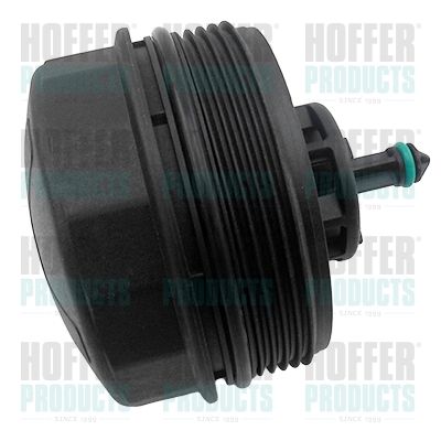 HOFFER 8091664 Cap, oil filter housing