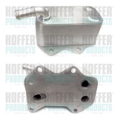 HOFFER 8095011 Oil Cooler, engine oil