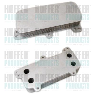 HOFFER 8095013 Oil Cooler, engine oil