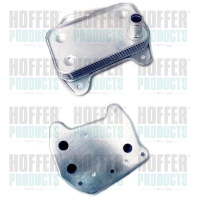 HOFFER 8095019 Oil Cooler, engine oil