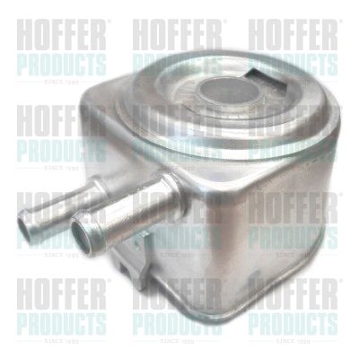 Oil Cooler, engine oil HOFFER 8095048